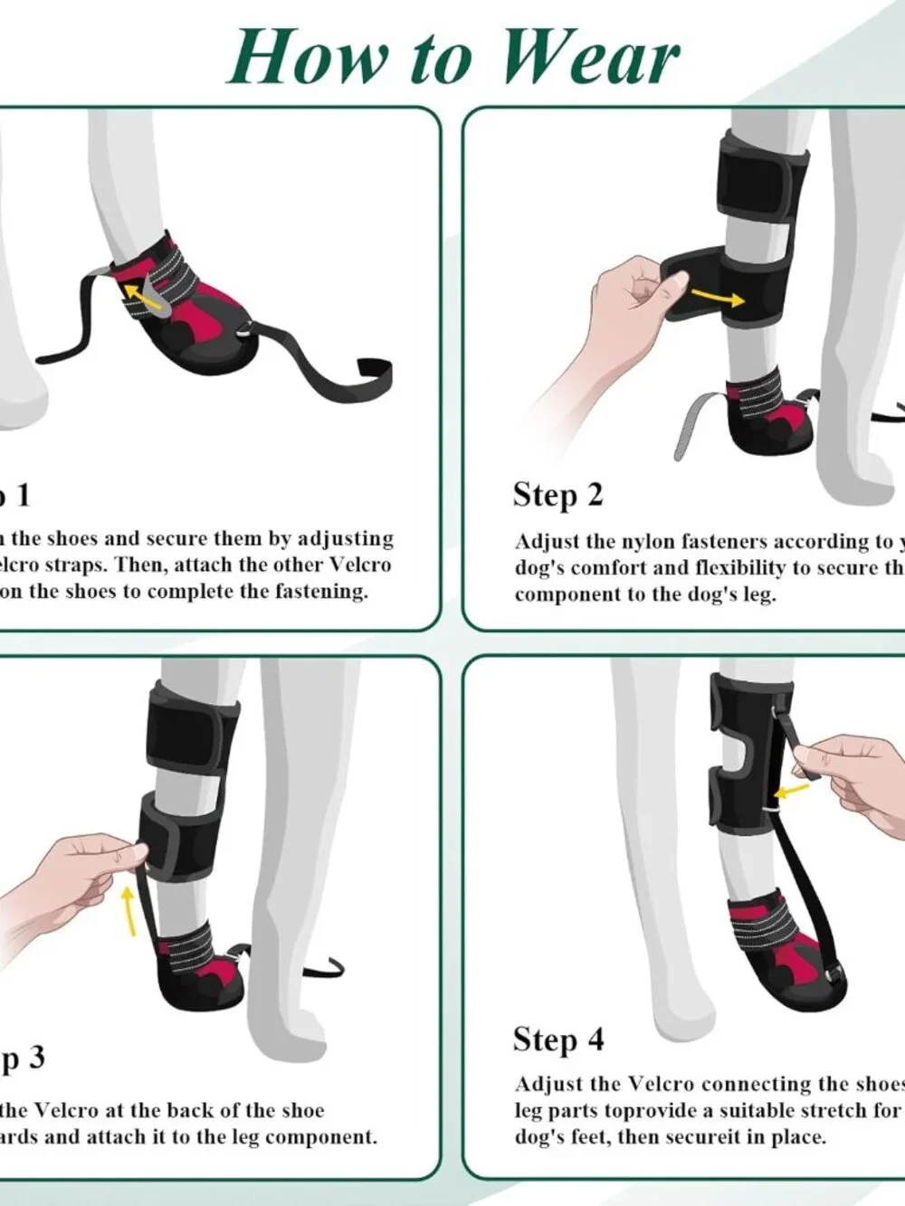 Strap-On Drop Foot Brace (No Knuckling Boot Brace)